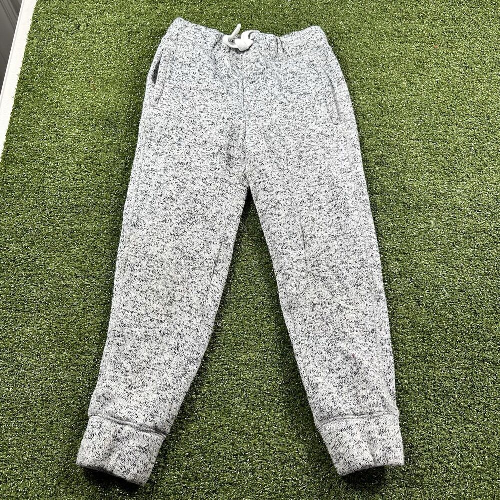 Cherokee Kids Boys Marled Grey Fleece Jogger Sweatpants XS